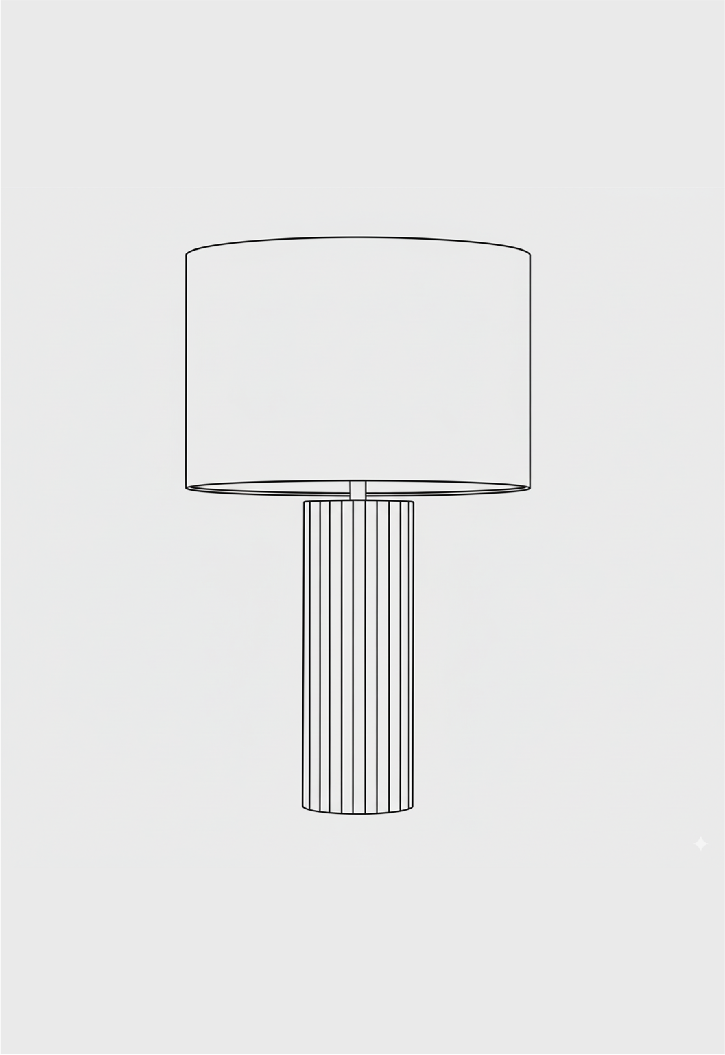 Sculpted Geometry Table Lamp
