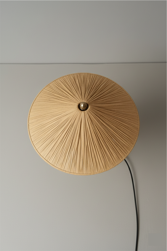 Rafia Twist Table Lamp