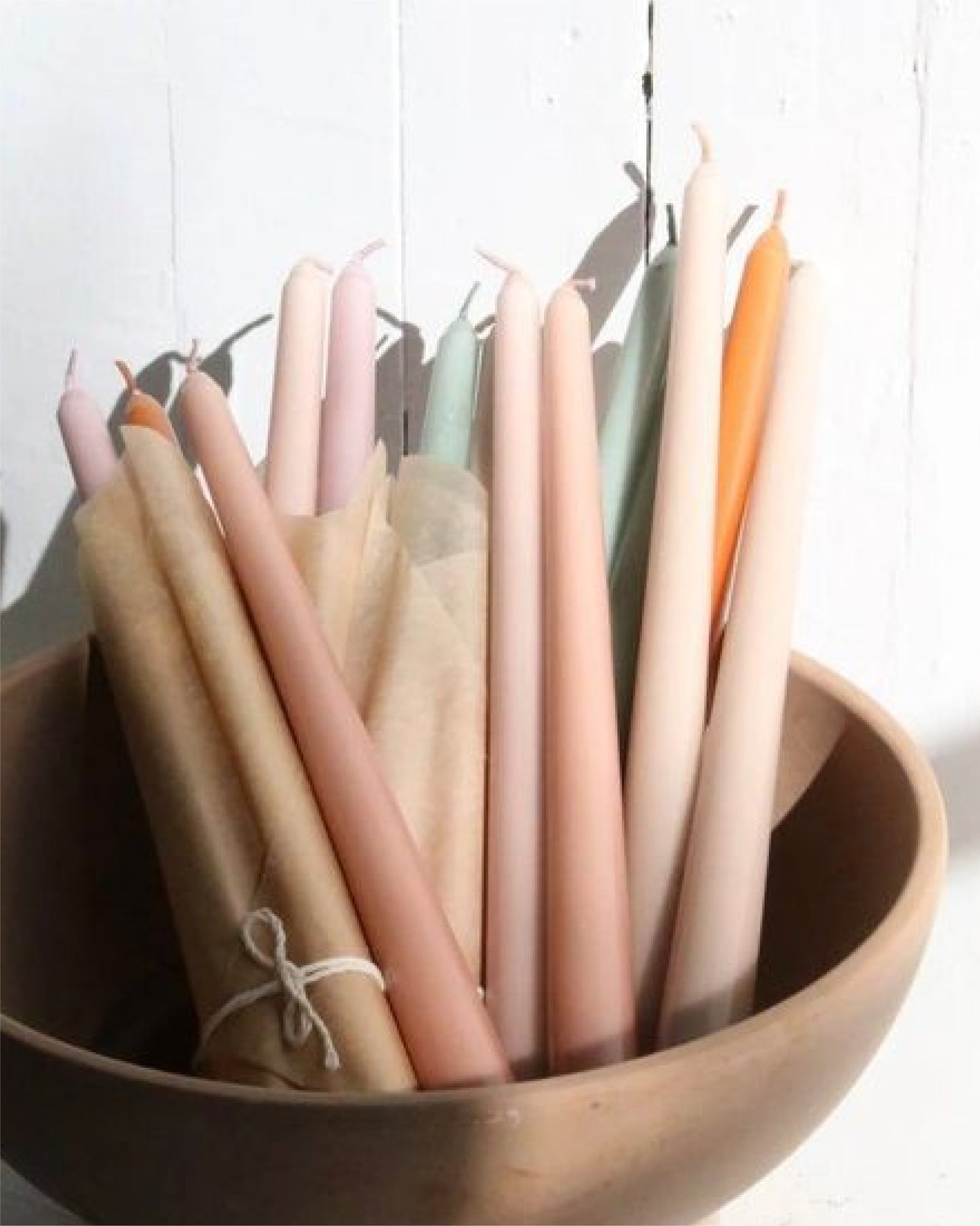 Long Tapered Candles - Scented soy wax (Pack of 4)