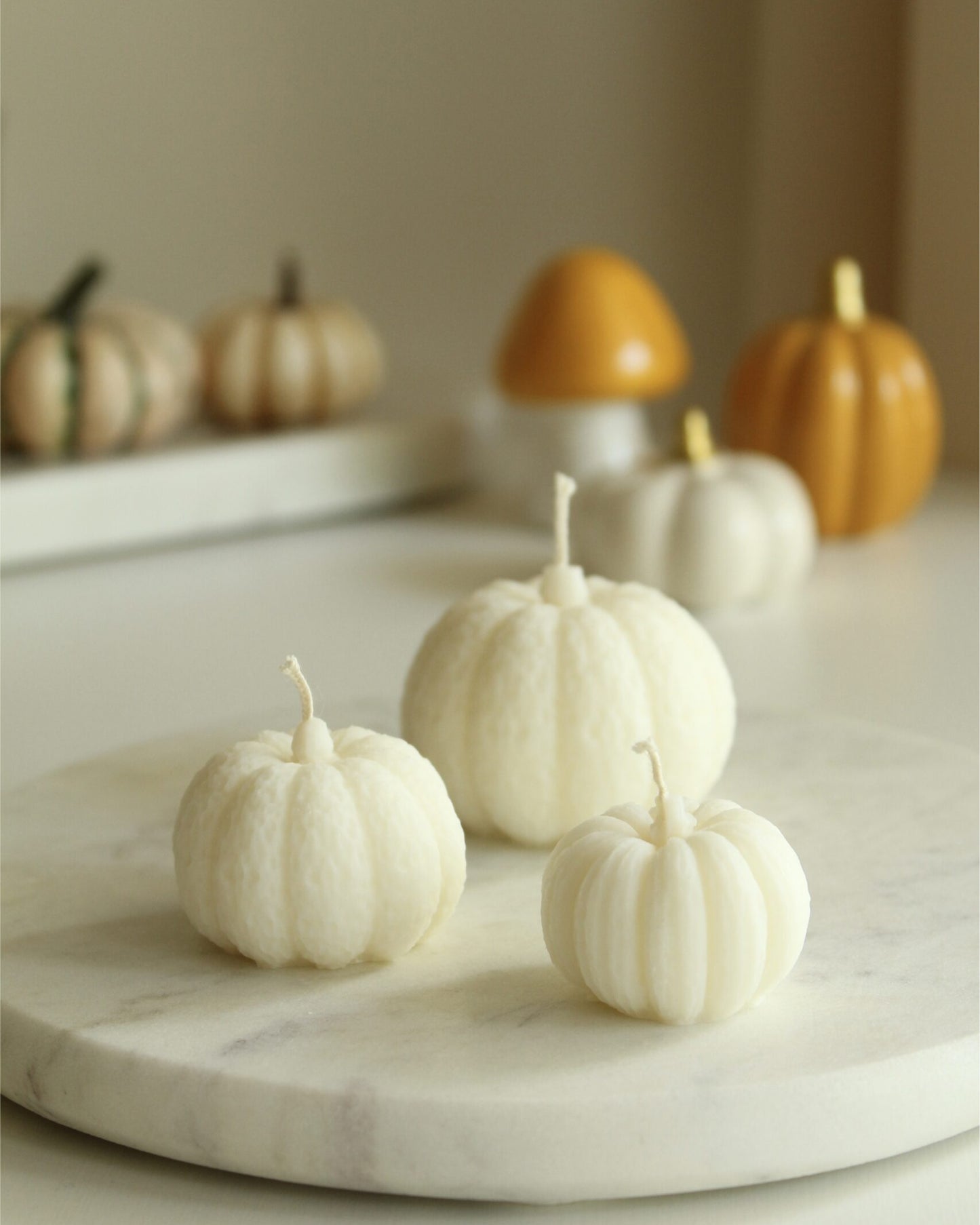 Pumpkin Delight - Scented Soy Wax Candle (Pack of 4)